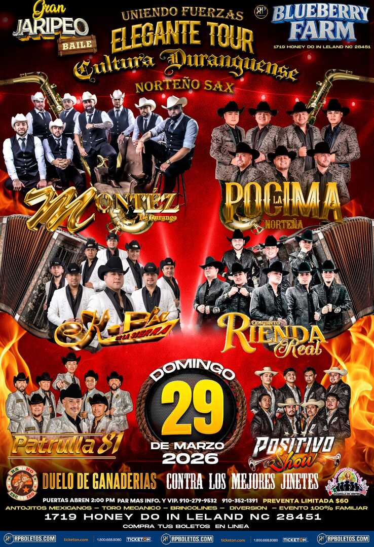 Cultura Duranguense-Blueberry Farm-Leland-NC