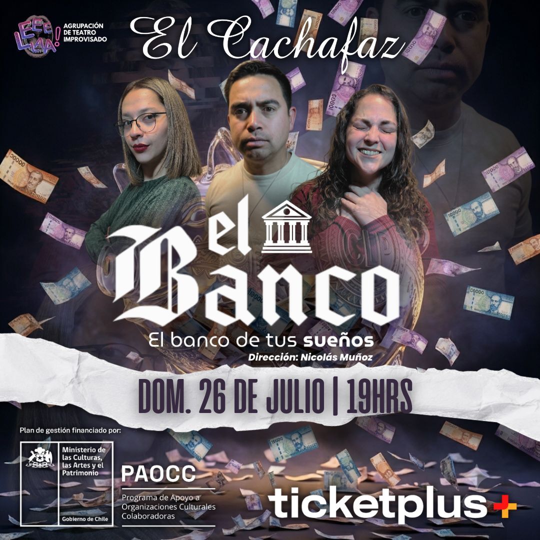 Ciclo de teatro-El Banco-Domigo 26 de Julio 19 hrs