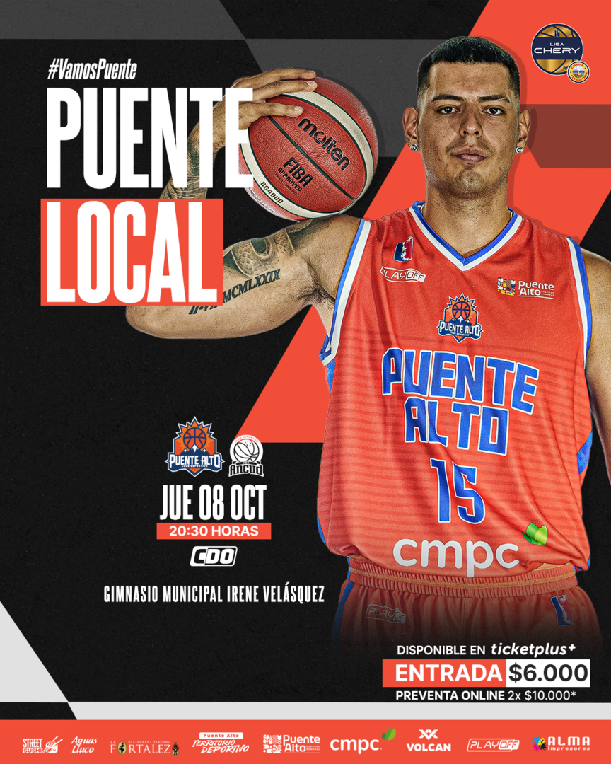 M. Puente Alto vs ABA Ancud / LNB / Liga CHERY by Cecinas Llanquihue / Semana 4 / Big 8