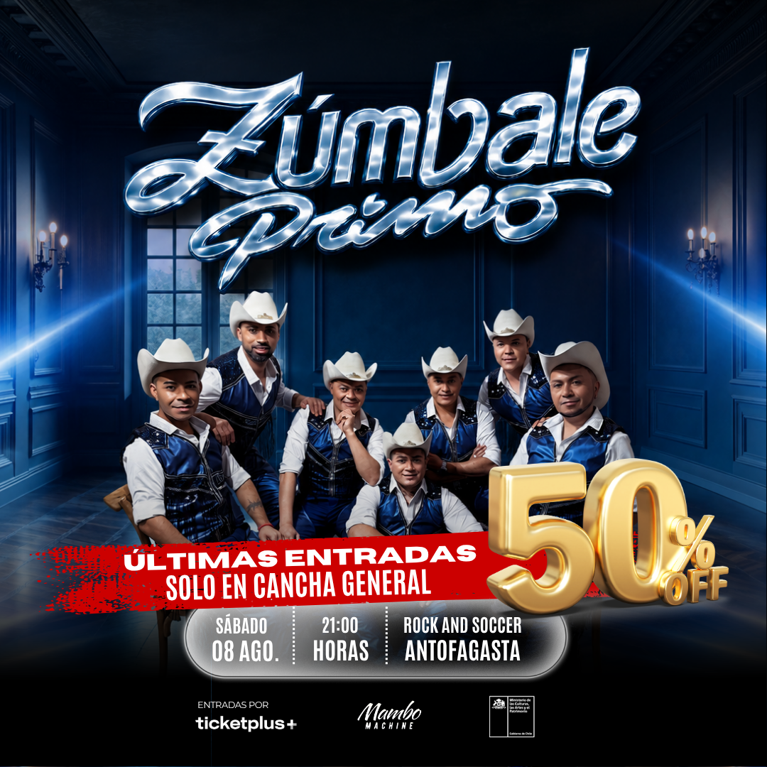 ZÚMBALE PRIMO EN ROCK AND SOCCER ANTOFAGASTA