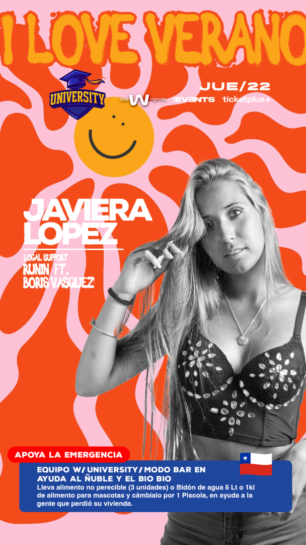 JUEVES 22 Enero - University x TheEvents / I Love Verano ☀️ / DJ Javi López 