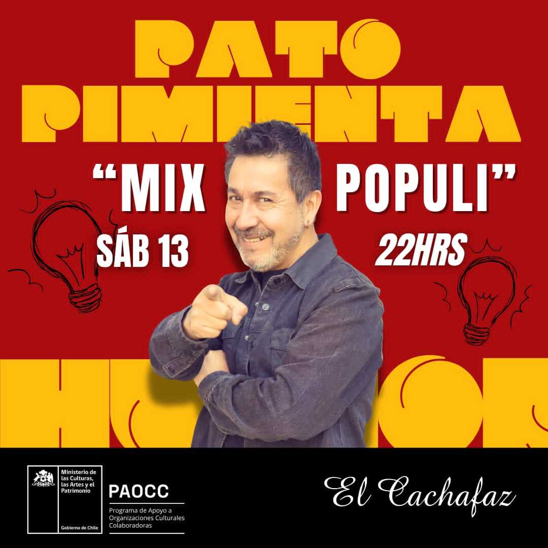 Show Stand Up-Mix populi- Sabado 13 de Diciembre 22 hrs