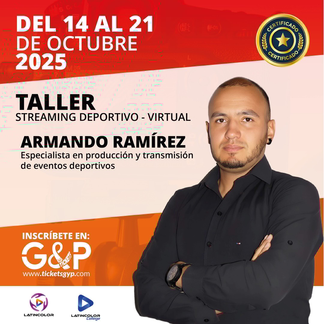 TALLER DE STREAMING DEPORTIVO - VIRTUAL
