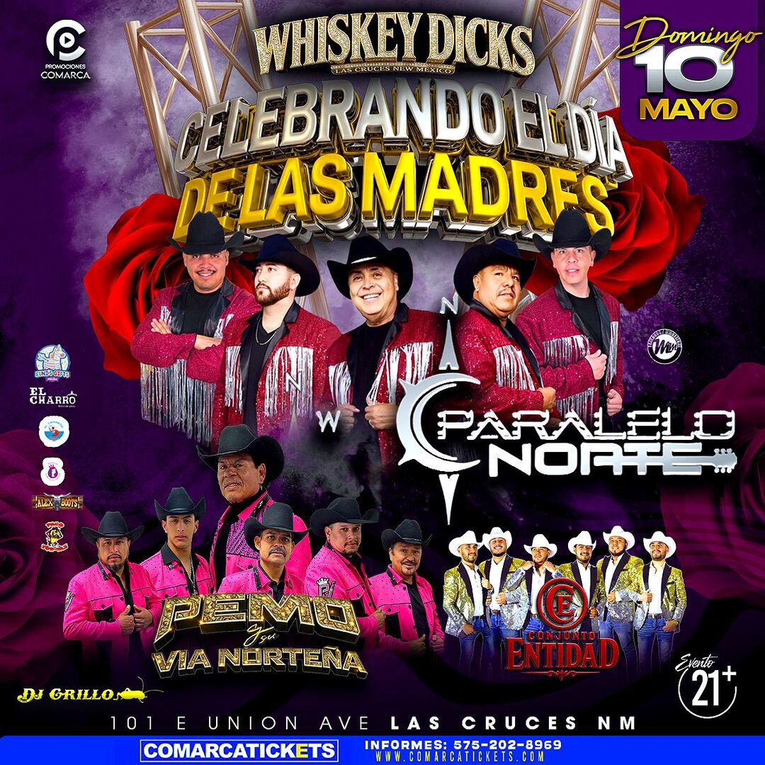 Paralelo Norte-Pemo y su Via Nortena-Conjunto Entidad-Celebrando El Dia de las Madres-Whiskey Dicks