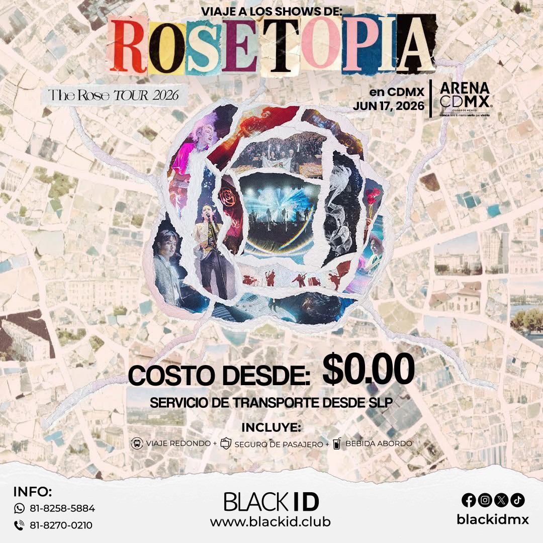 Viaje al show de The Rose en CDMX