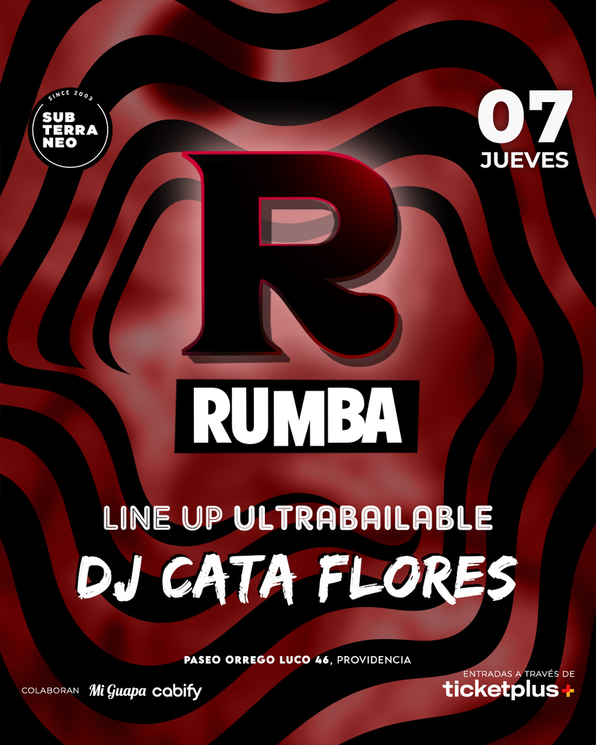 RUMBA Full Ultrabailable ★ JUEVES 07 AGOSTO ★ Club Subterráneo (+21M & +23H)