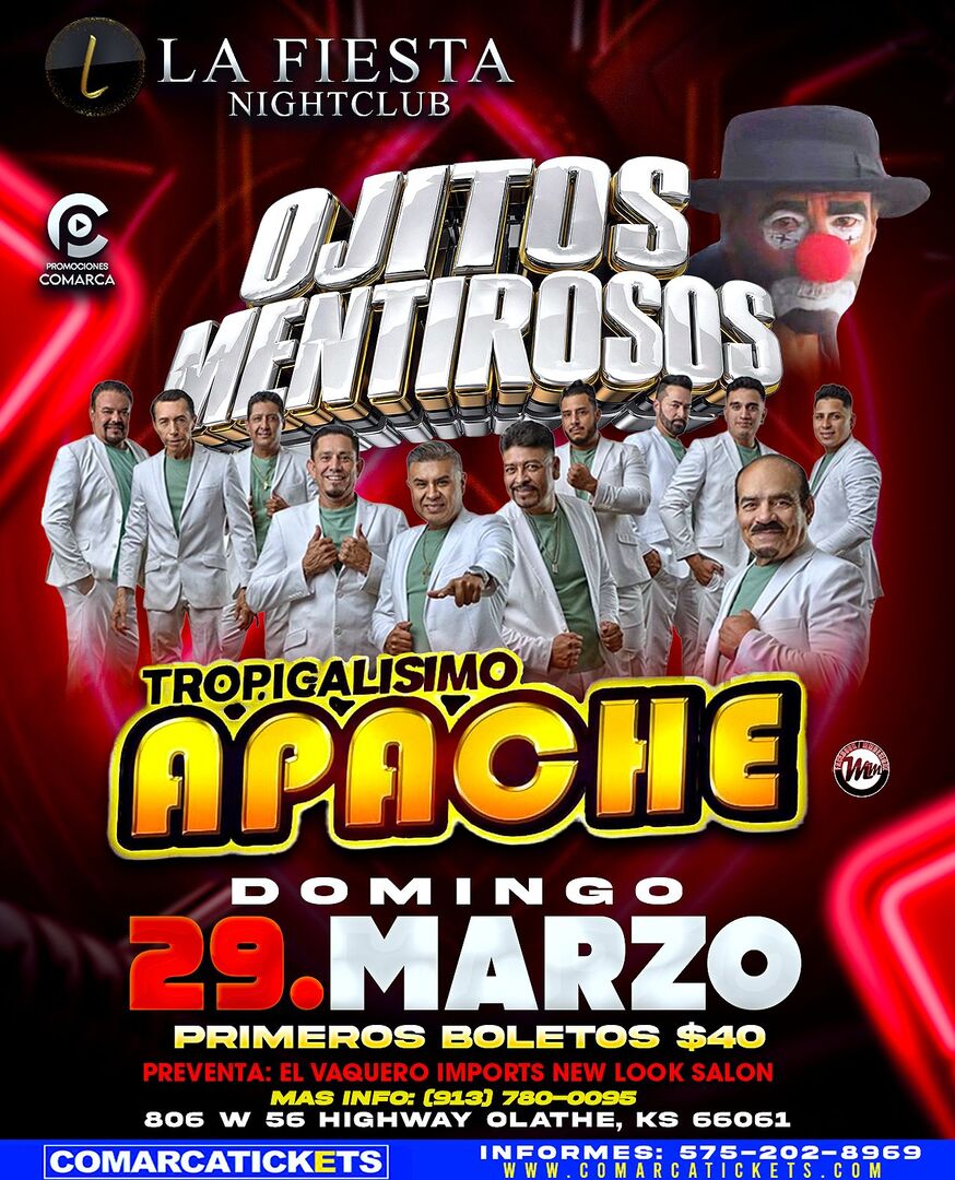 Tropicalisimo Apache-Ojitos Mentirosos Tour-La Fiesta