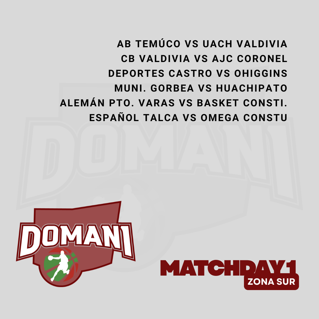 PRE-DOMANI 2025 - ZONA SUR JUEVES 30 OCTUBRE