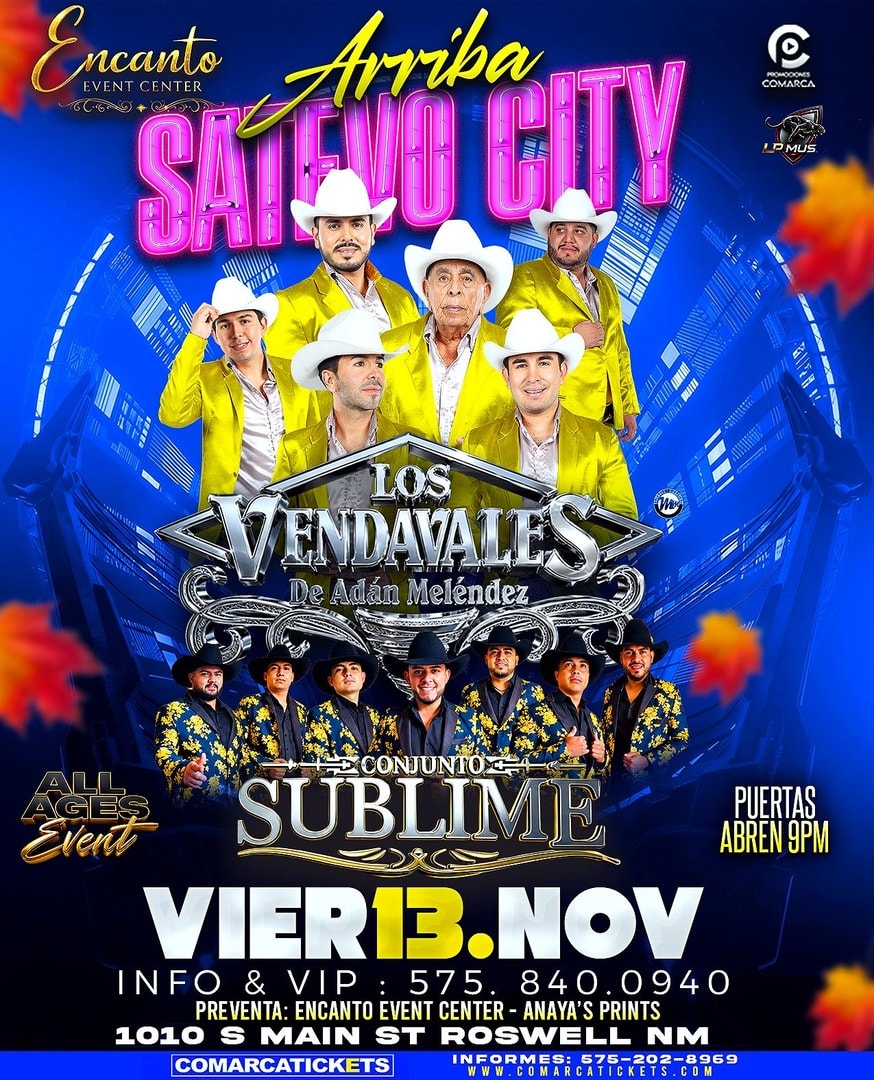 Los Vendavales de Adan Melendez-Conjunto Sublime-Encanto Event Center