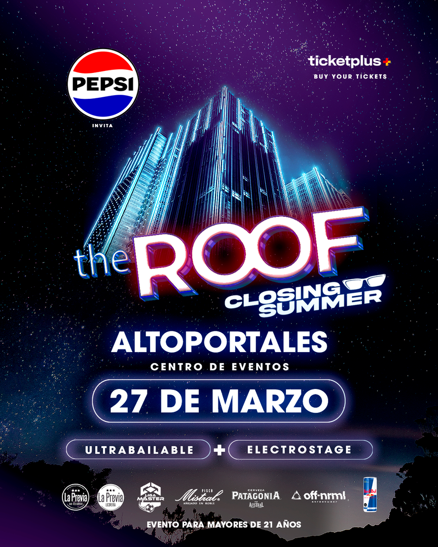 THE ROOF CLOSING SUMMER  ALTOPORTALES - 27 DE MARZO
