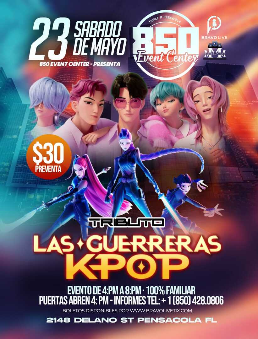 Tributo-Las Guerreras K-POP-850 Event Center