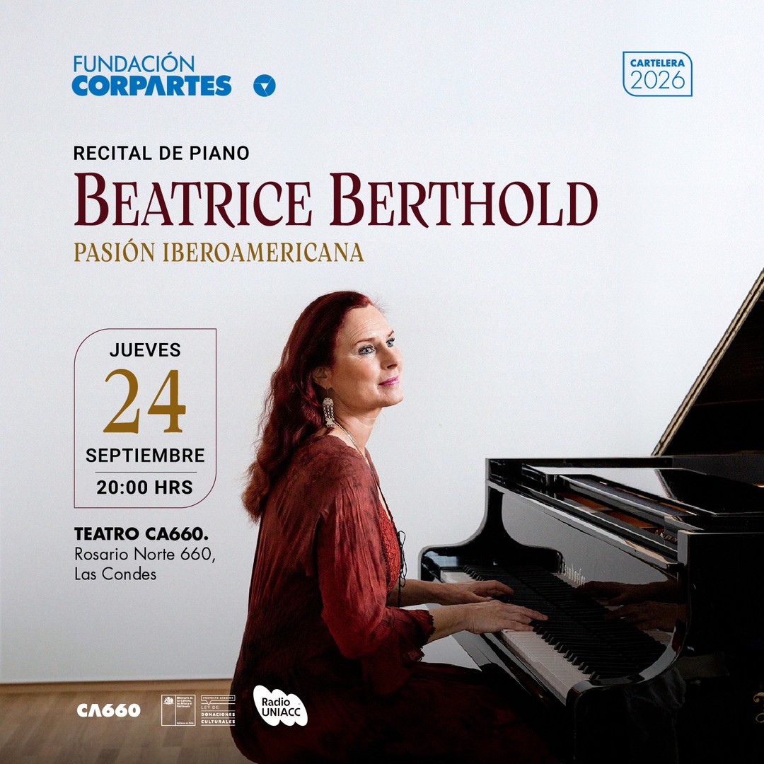 Recital de piano Beatrice Berthold | CA660 Las Condes