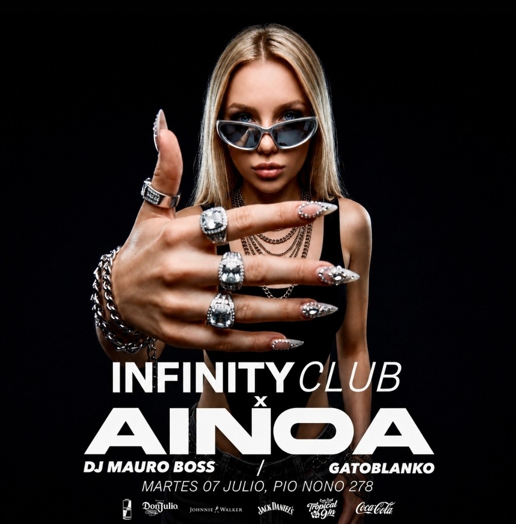 AINOA EN CLUB INFINITY BELLAVISTA- MARTES 7 DE JULIO - 23:30