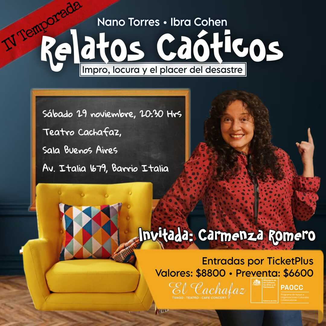 Show de Impro- Relatos Caoticos- Sabado 29 Noviembre 20:30 hrs