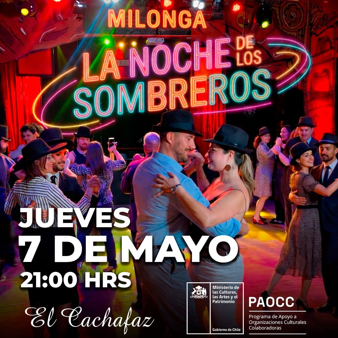 Milonga Jueves 7 Mayo 21hrs 