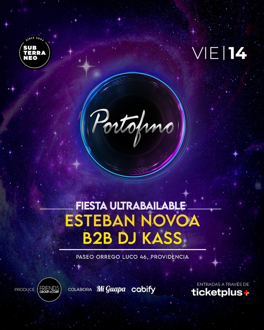 PORTOFINO Full ultrabailable ★ VIERNES 14 NOVIEMBRE ★ Club Subterráneo (+23)