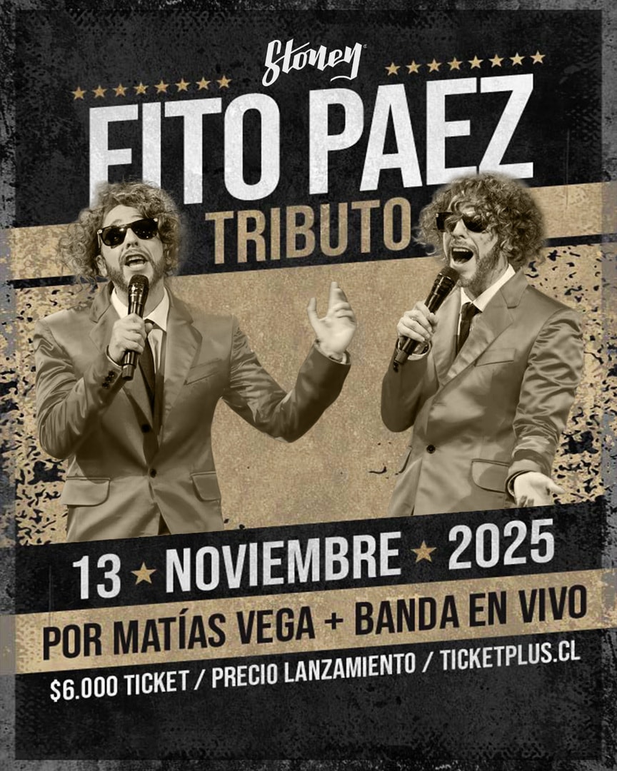 Show Tributo Fito Paez - Matías Vega + Banda - Stoney Bar