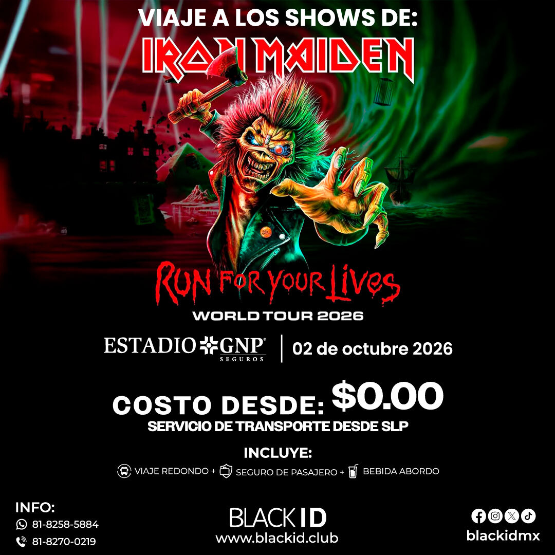 Viaje al show de Iron Maiden en CDMX