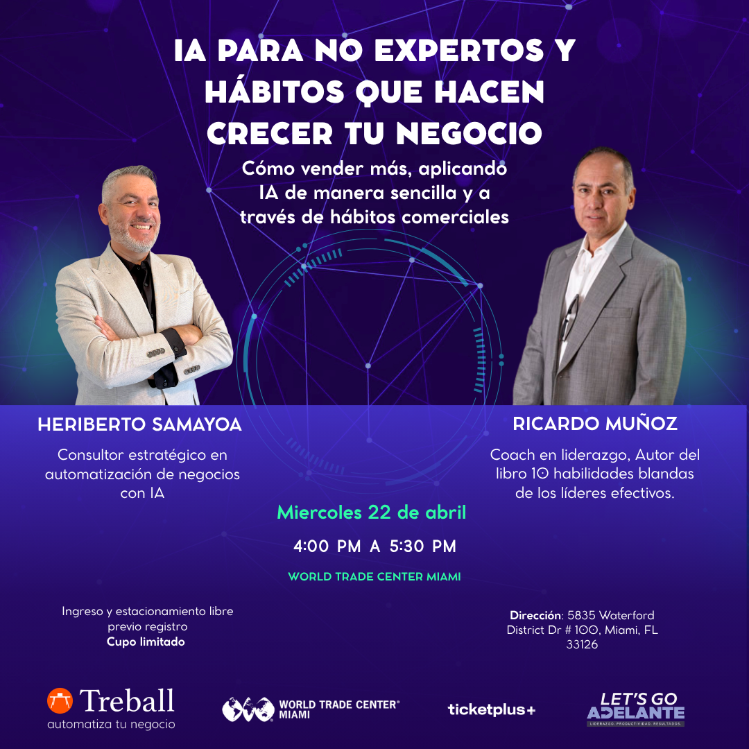 IA para no expertos y hábitos emprendedores para hacer crecer tu negocio