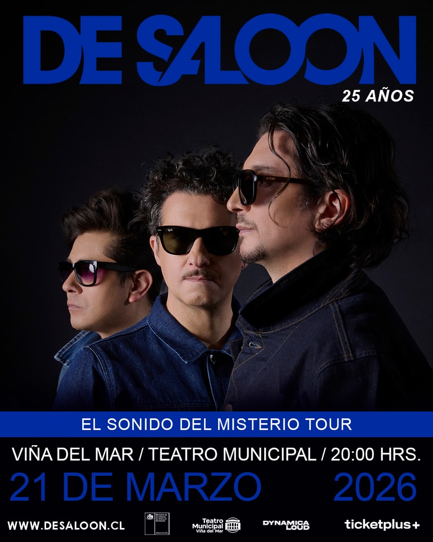 De Saloon Lanzamiento nuevo disco “El sonido del Misterio” + Grandes Éxitos en Viña del mar