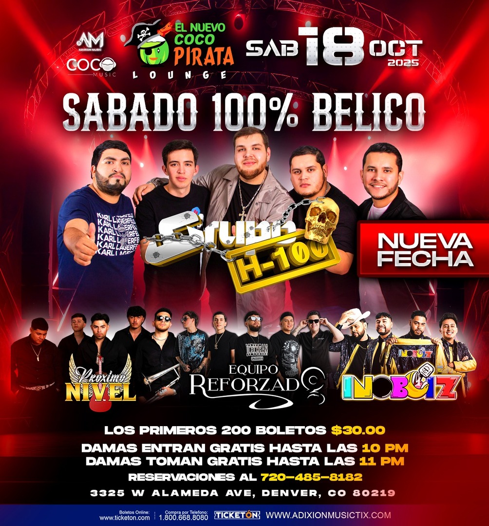 Grupo H-100-Proximo Nivel-Equipo Reforzado-Inoboiz-Coco Pirata