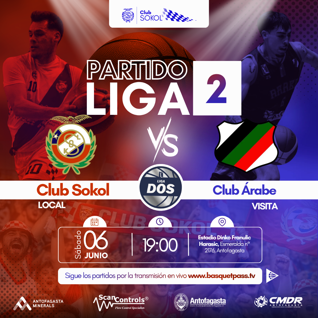LIGA DOS SOKOL ANTOFAGASTA VS ARABE