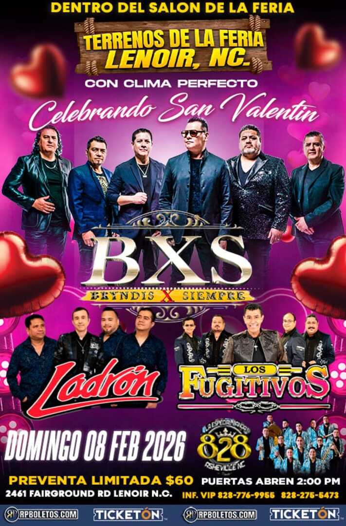 BXS-LADRON-FUGITIVOS-Caldwell Fairgrounds-Lenoir NC