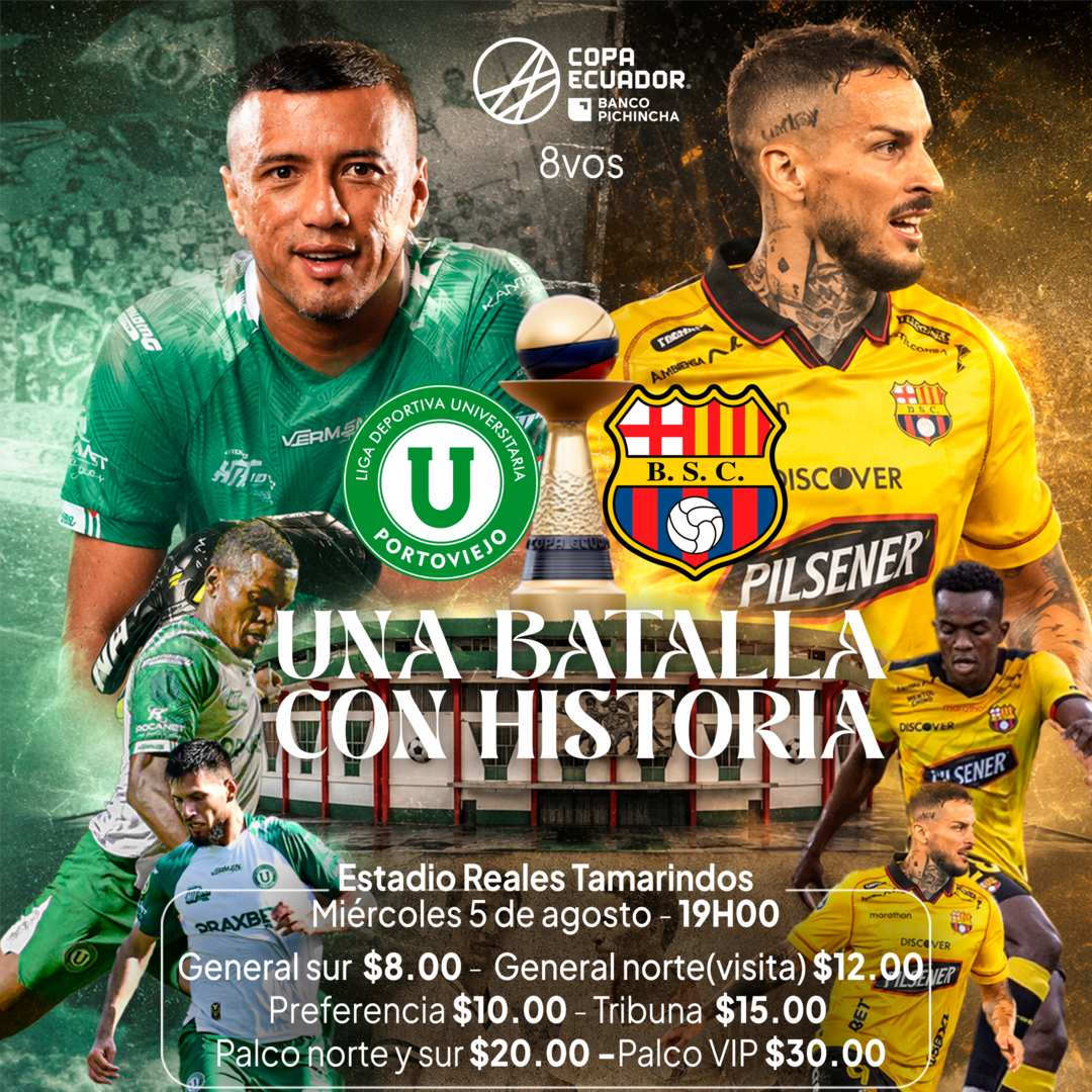 LDU PORTOVIEJO vs BARCELONA S.C. - Copa Ecuador 2026