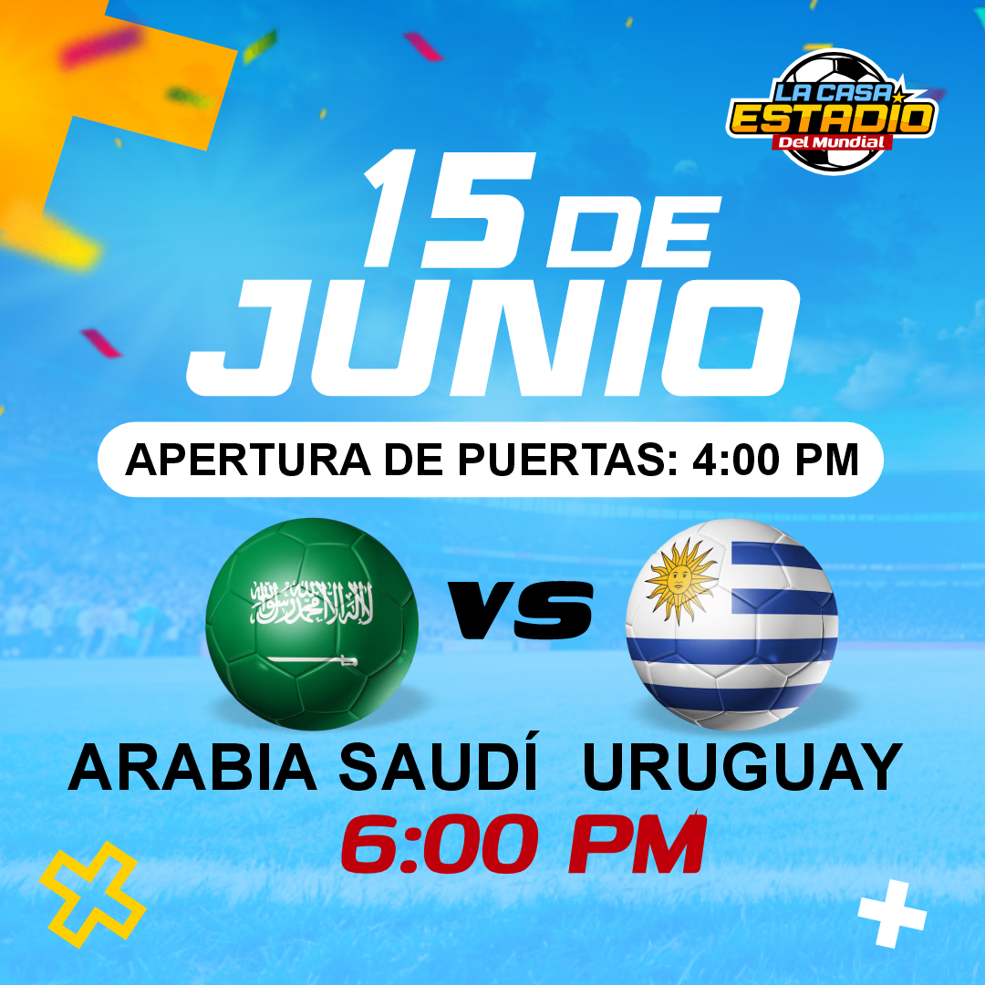 LA CASA ESTADIO DEL MUNDIAL - Arabia Saudi vs Uruguay