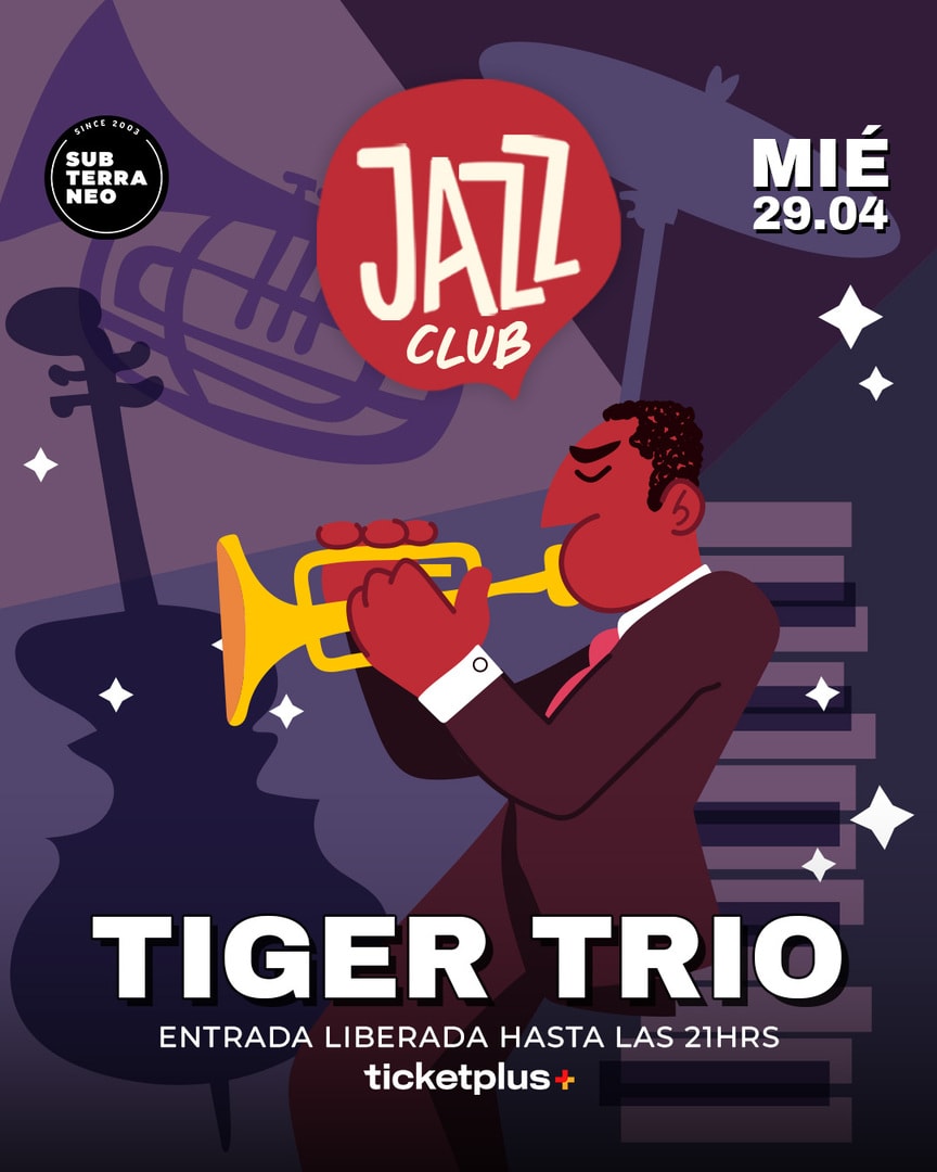 JAZZ CLUB 🎵 MIÉRCOLES 29 ABRIL ★ Club Subterráneo 