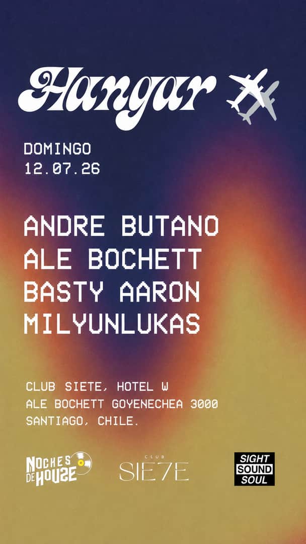HANGAR ★ DOMINGO 12 JULIO ★ Club Siete 