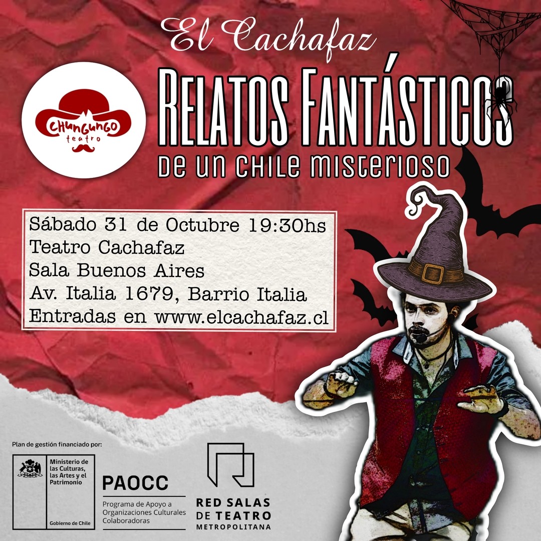 Show de Stand up-Relatos Fantásticos-Sabado 31 de Octubre 19:30 hrs 
