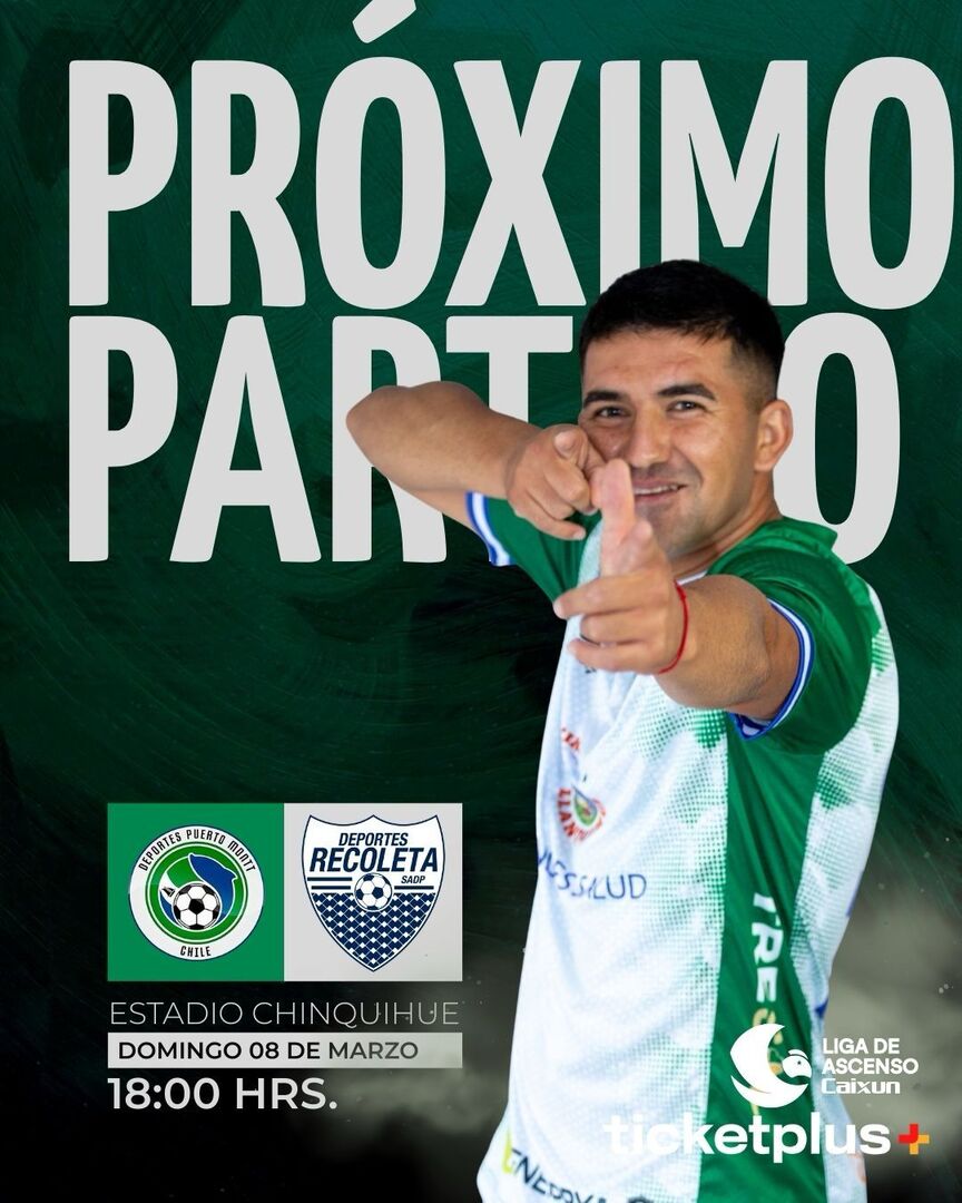 Deportes Puerto Montt vs Deportes Recoleta - Campeonato de Ascenso Caixun 2026 | Fecha 3