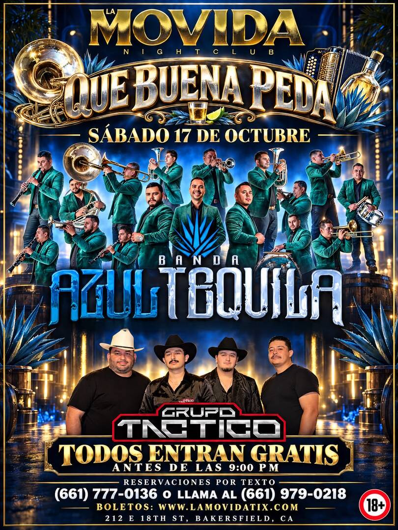 Banda Azul Tequila-Grupo Tactico-Que Buena Peda