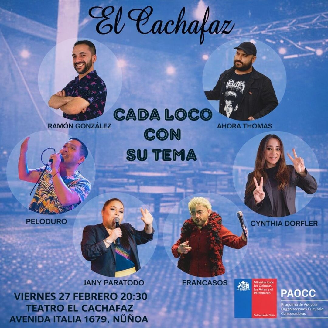 Show de Stand up-Cada Loco con su Tema- Viernes 27 Febrero 20:30 hrs