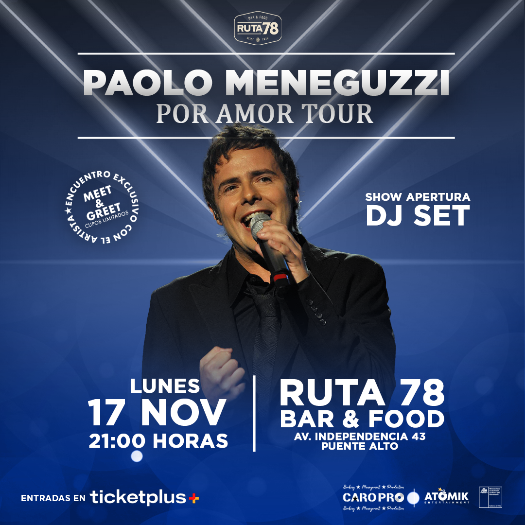 Paolo Meneguzzi en Ruta 78