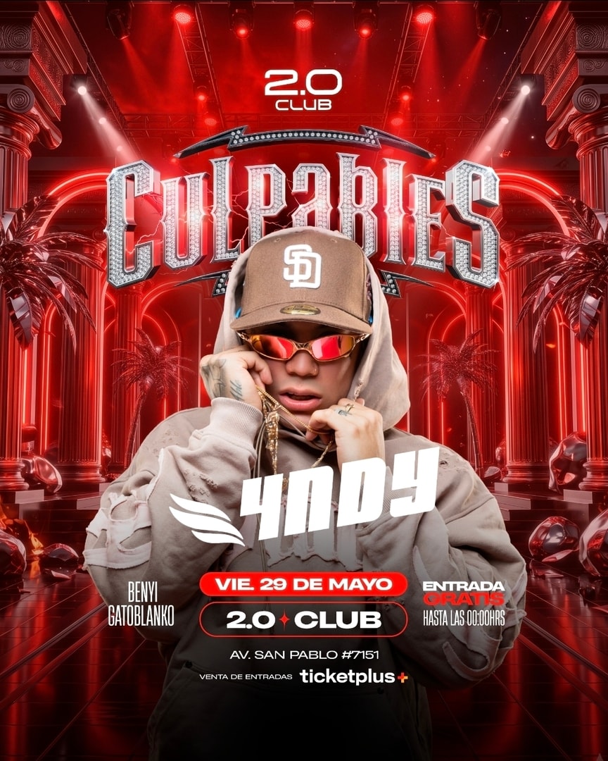 ANDY EL CULPABLE EN VIVO 2.0 29 DE MAYO - 23:00