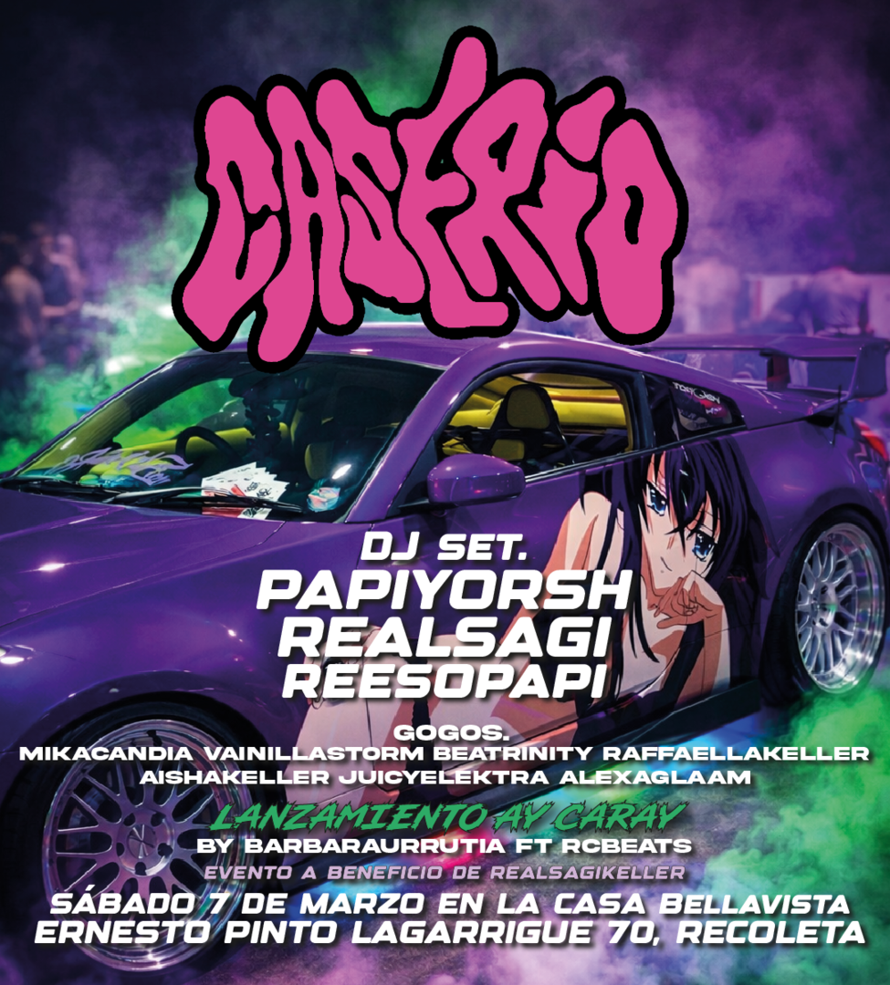 JUEVEOO ! en Caserío este 5 de Marzo en Hangar Bellavista 