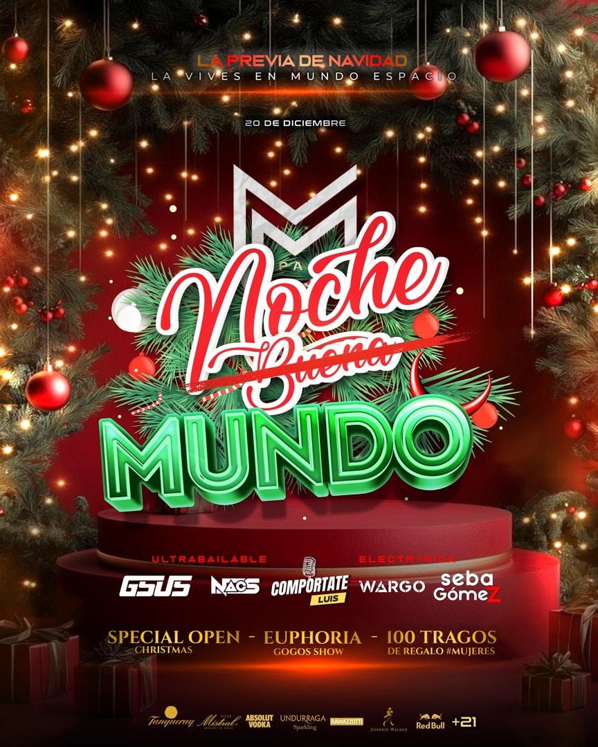 MUNDO ESPACIO presenta NOCHE MUNDO 