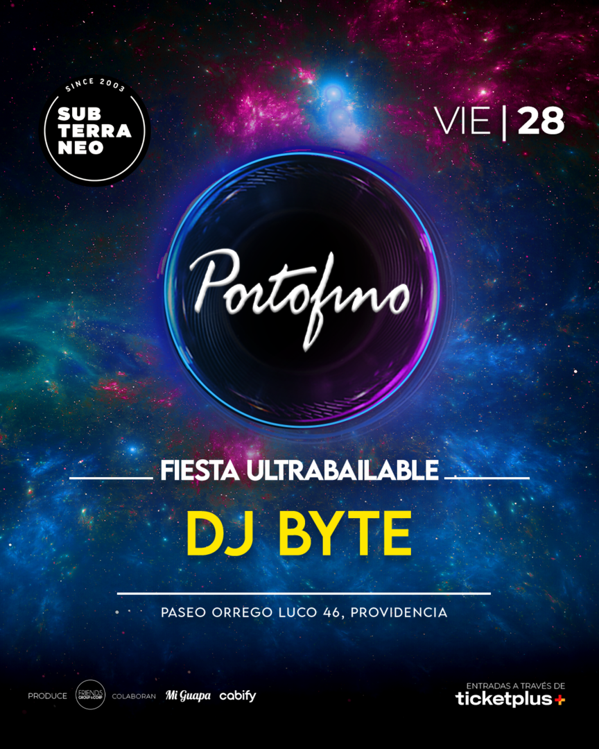 PORTOFINO Full ultrabailable ★ VIERNES 28 AGOSTO ★ Club Subterráneo (+23)