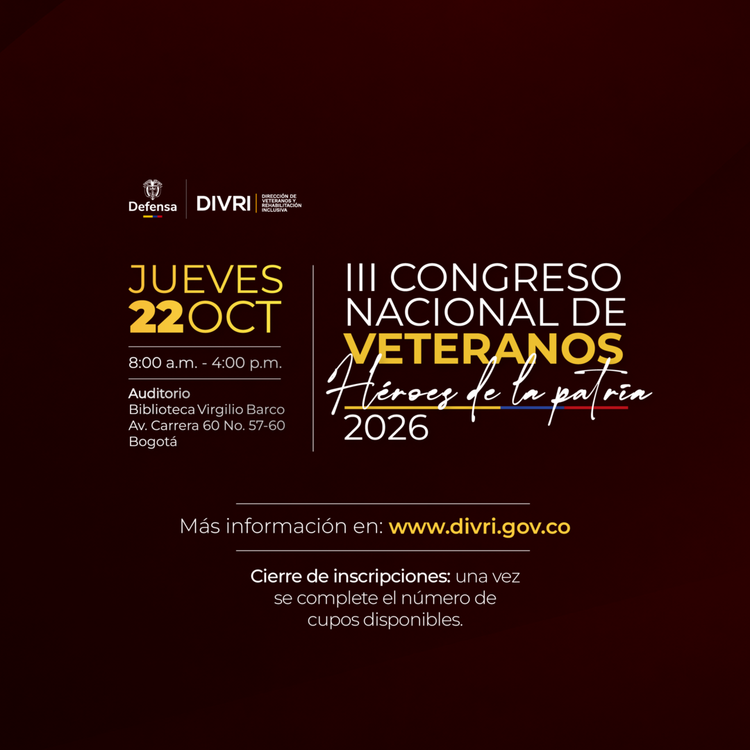III Congreso Nacional de Veteranos 2026 "Héroes de la Patria"