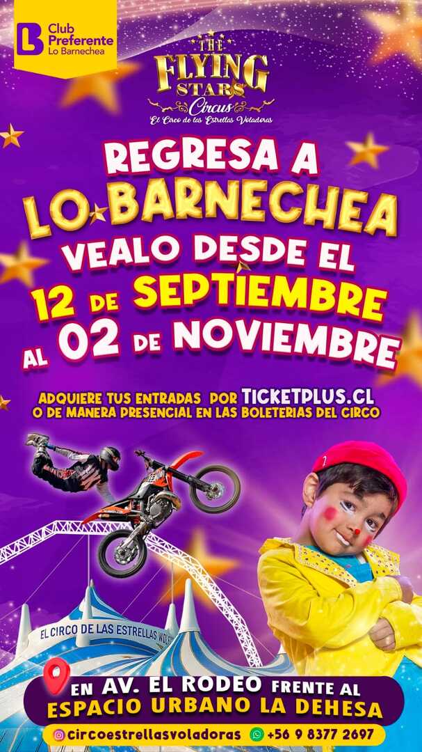 Circo Las Estrellas Voladoras Lo Barnechea 2025