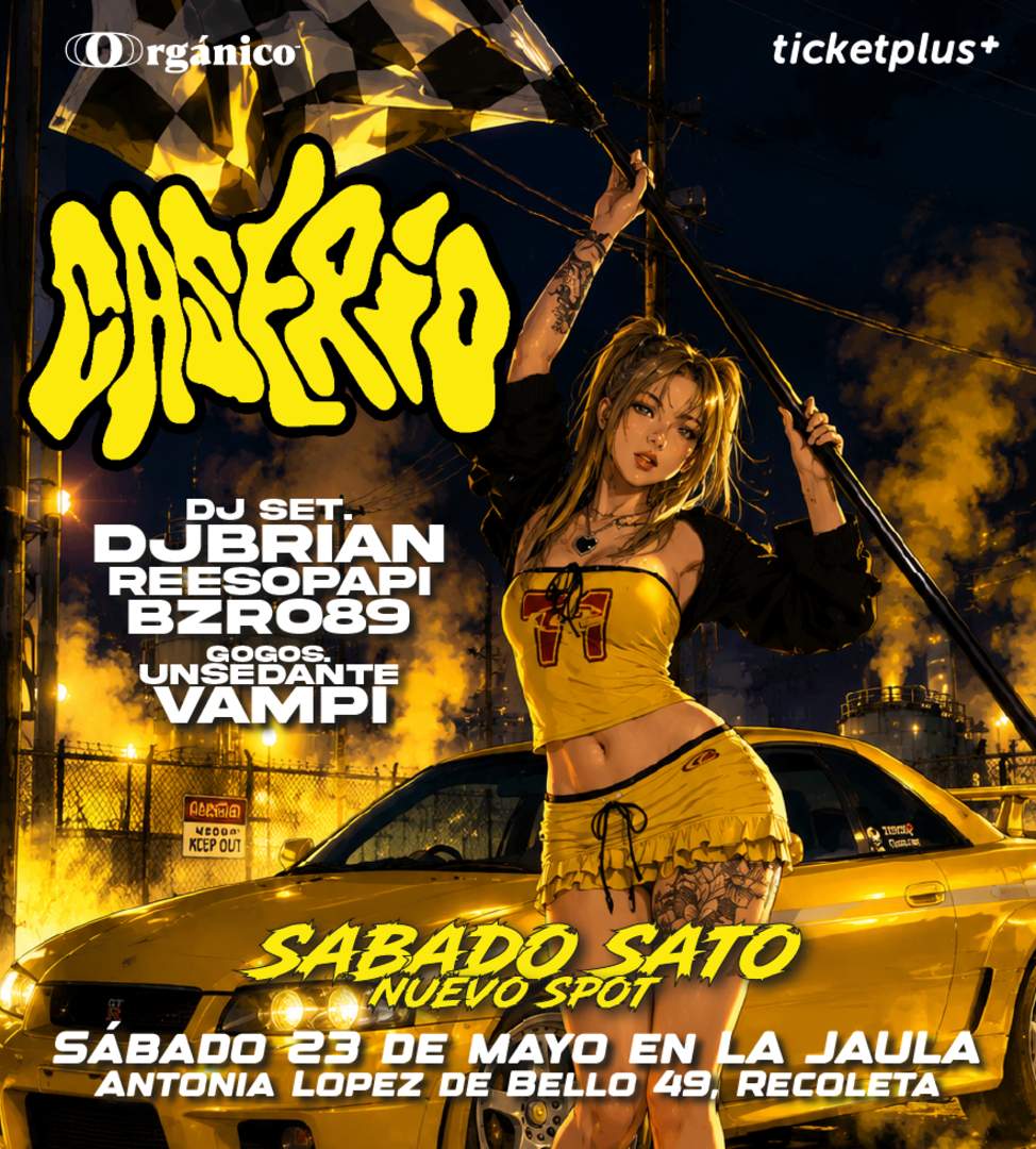 Sábado Satö 😈 en Caserío Fiesta Sábado 23 de Mayo en Spot LA JAULA