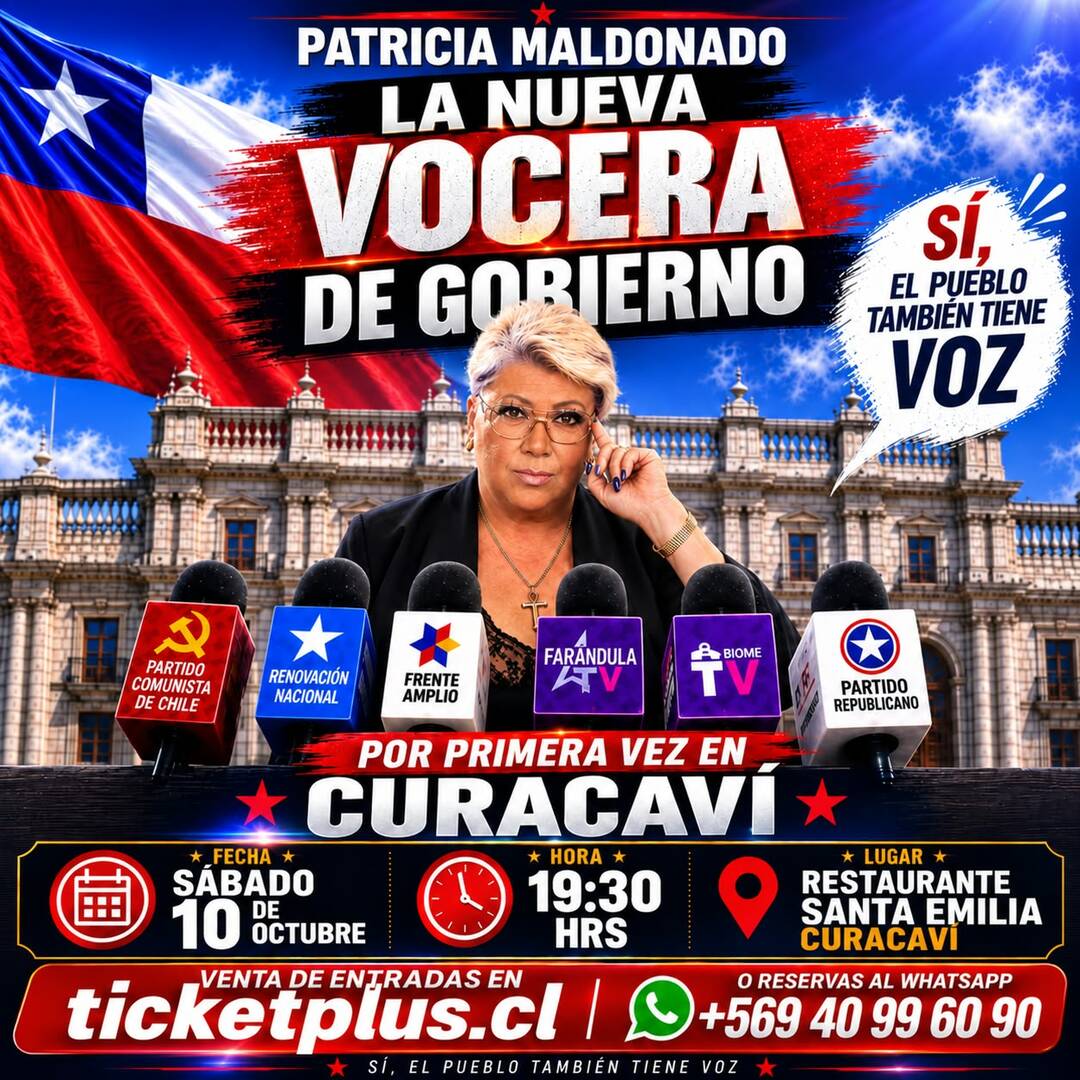 PATRICIA MALDONADO LA NUEVA VOCERA DE GOBIERNO - CURACAVÍ