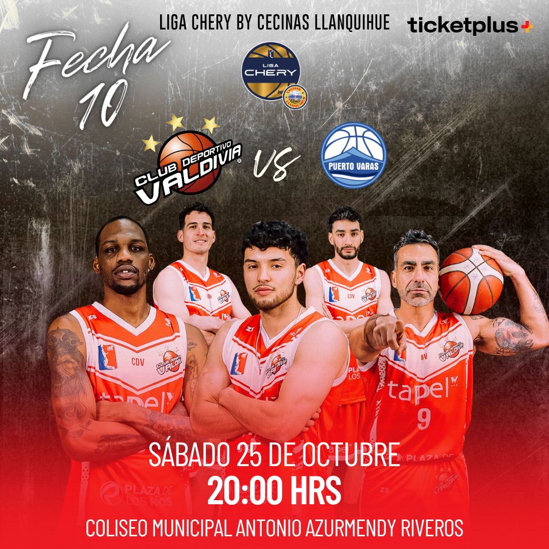 ⁠CD Valdivia vs Pto. Varas / LNB Liga CHERY by Cecinas Llanquihue 2025