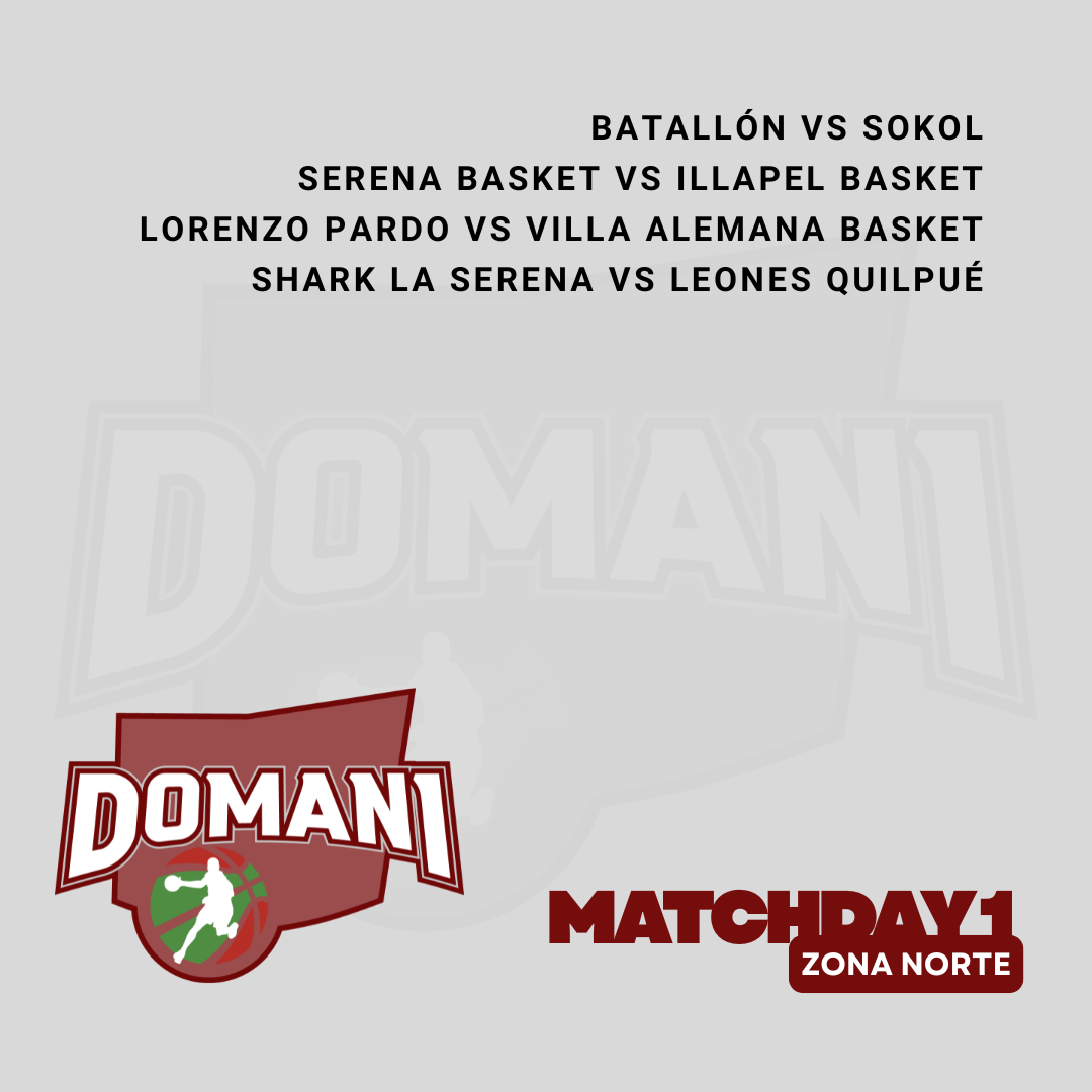 PRE-DOMANI 2025 - ZONA NORTE JUEVES 30 OCTUBRE