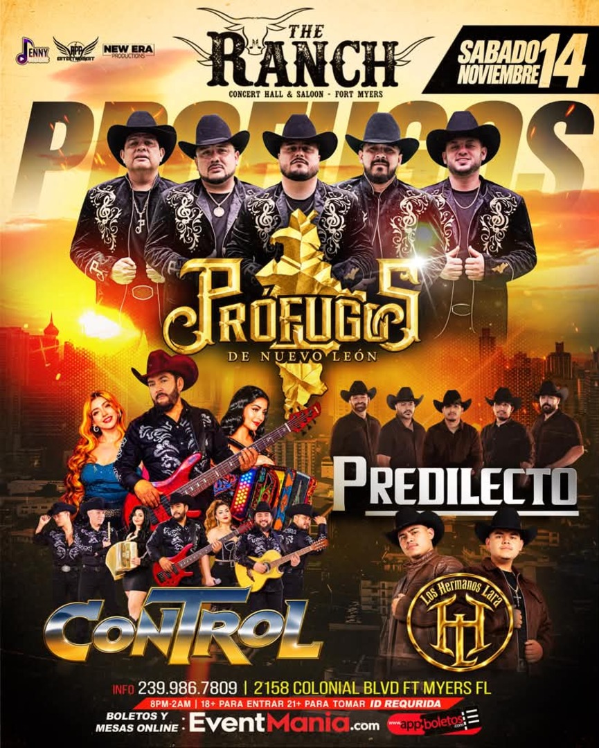 Profugos de Nuevo Leon-Control-Predilecto-Los Hermanos Lara-The Ranch