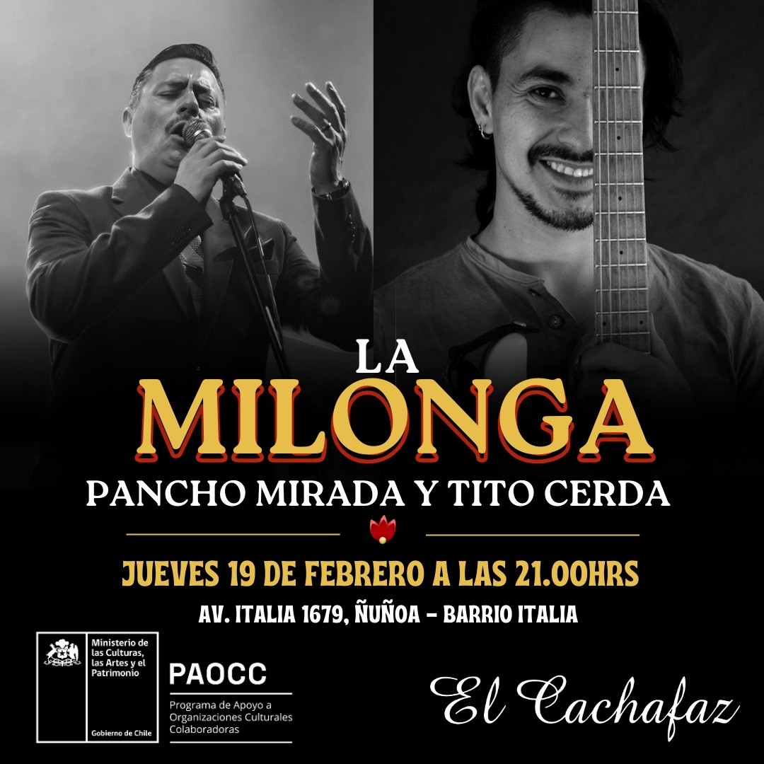 Milonga Jueves 19 Febrero 21hrs 