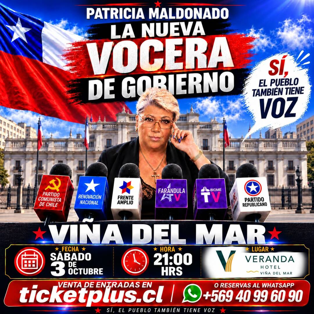PATRICIA MALDONADO LA NUEVA VOCERA DE GOBIERNO - VIÑA DEL MAR