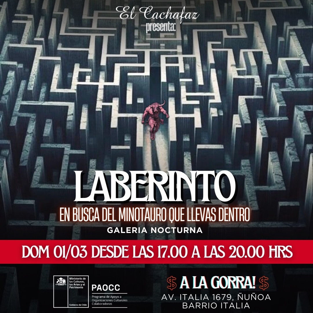 Ciclo de Teatro-Laberinto-Domigo 1 Marzo 17 a 20 hrs